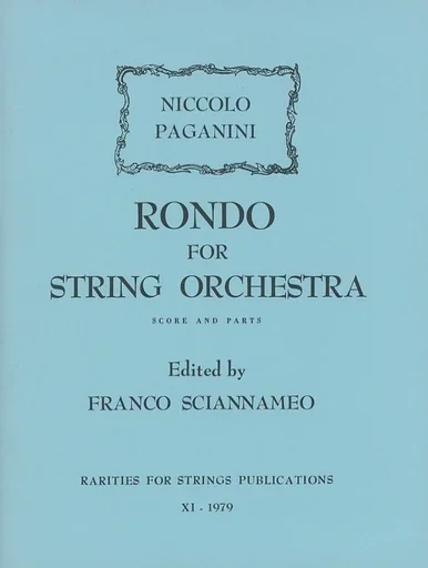 Paganini, N. (Sciannameo): Rondo for String Orchestra (string orchestra)