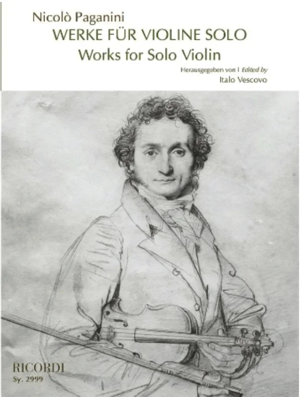 Paganini (Vescovo): Works for Solo Violin (violin) Ricordi