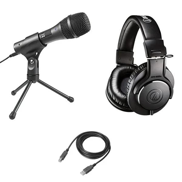 Paquete de Streaming/Podcasting Audio-Technica AT2005USB