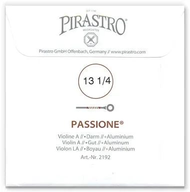 Passione Violin A String – Light Gauge – 13.25PM (Aluminum-Wound Gut)