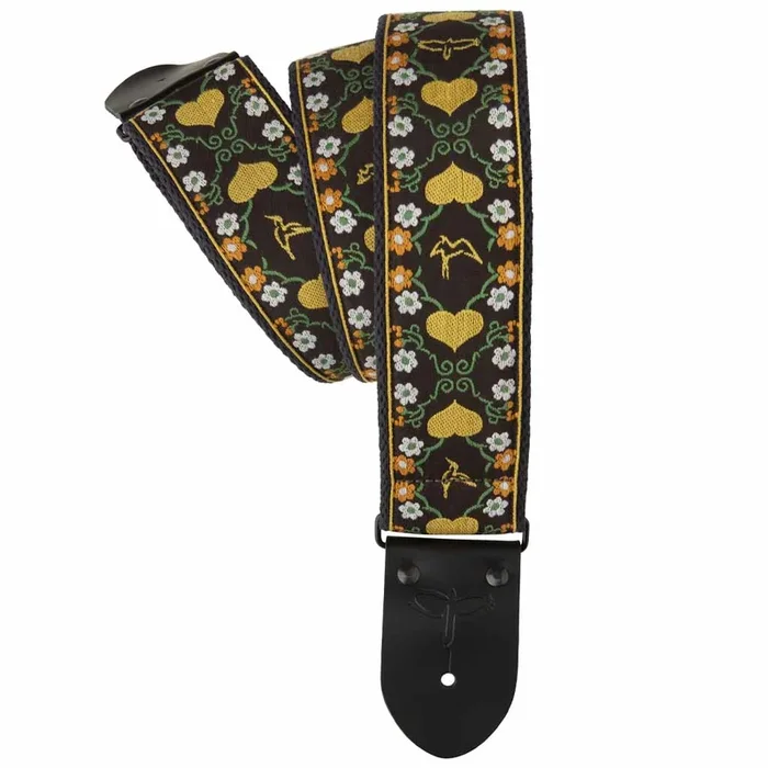 Paul Reed Smith 2.5″ Retro Guitar Strap – Floral Yellow