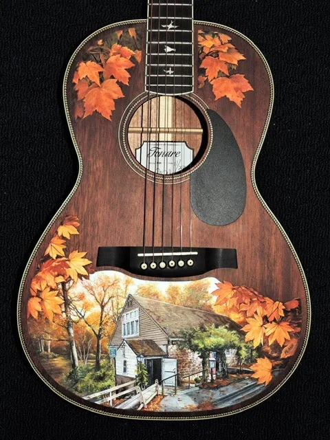Paul Reed Smith (PRS) SE P20 with Painting of Phillips Mill New Hope – USED