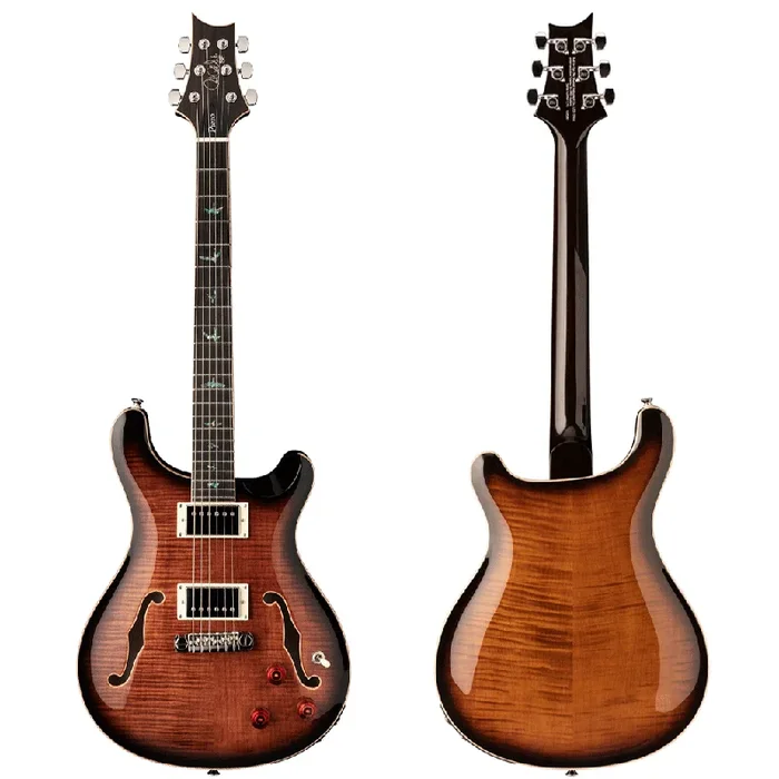 Paul Reed Smith SE Hollowbody II Piezo Electric Guitar – Black Gold Burst