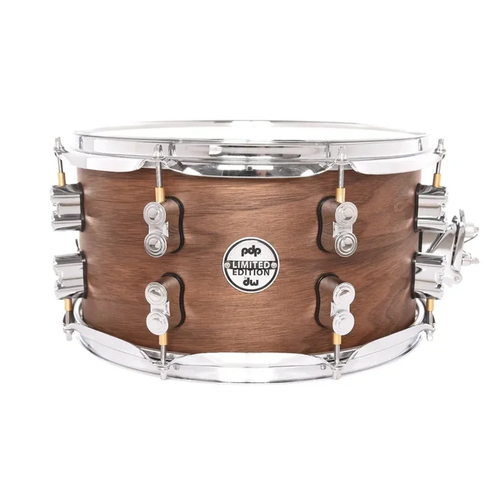 PDP 7×13 Concept Maple/Walnut 20-Ply Limited Edition Snare Drum Natural Satin