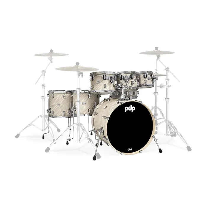 PDP Concept Maple 7 Piece Shell Pack – Twisted Ivory Finishply