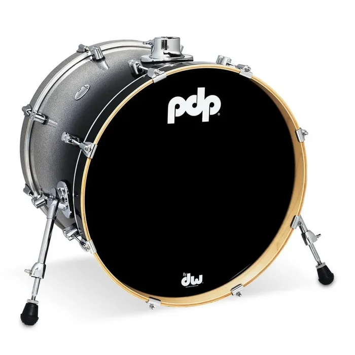PDP Concept Maple Bass Drum 20×16 Silver to Black Fade