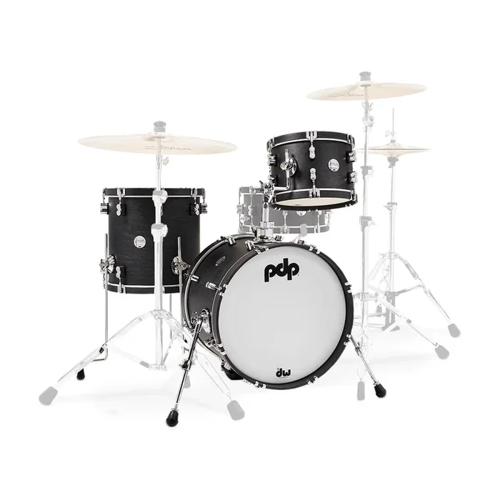PDP Concept Maple Classic Bop 3-Piece Shell Pack – Ebony