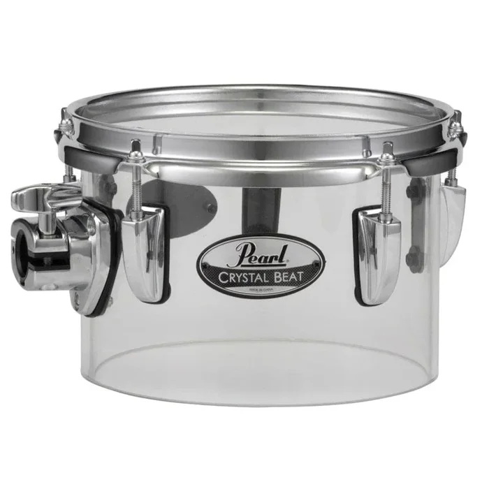 Pearl Crystal Beat 8″x5.5″ Single-Headed Tom Ultra Clear