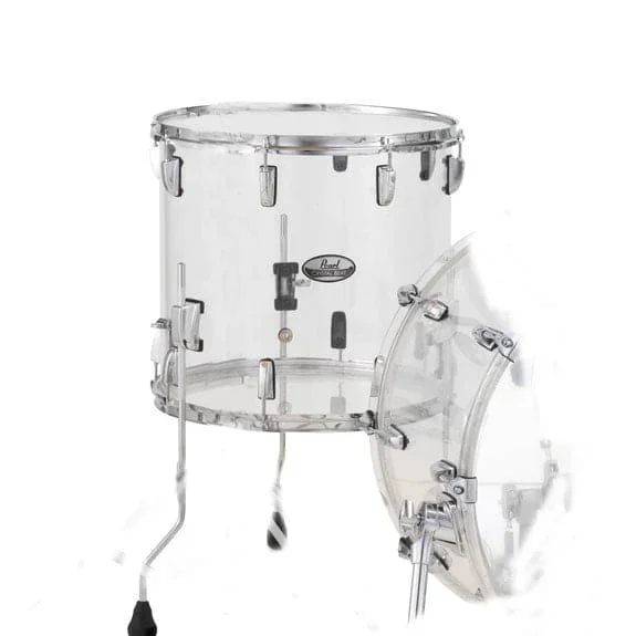 Pearl Crystal Beat Acrylic Floor Tom 16×15 Ultra Clear