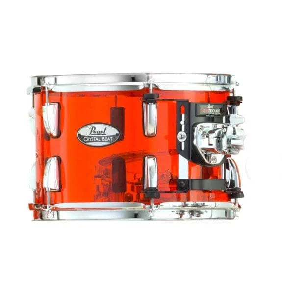 Pearl Crystal Beat Acrylic Tom Tom 8×7 Ruby Red