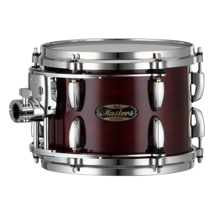 Pearl Masters Maple/Gum Tom 10×7 w/Standard R2 Mount Wine Red