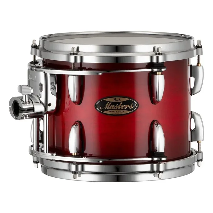 Pearl Masters Maple/Gum Tom 10×8 w/Standard R2 Mount Deep Redburst