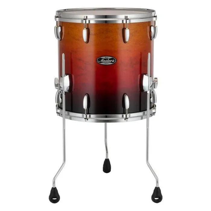 Pearl Masters Maple MM6 Floor Tom 14×14 Cherry Amber Fade