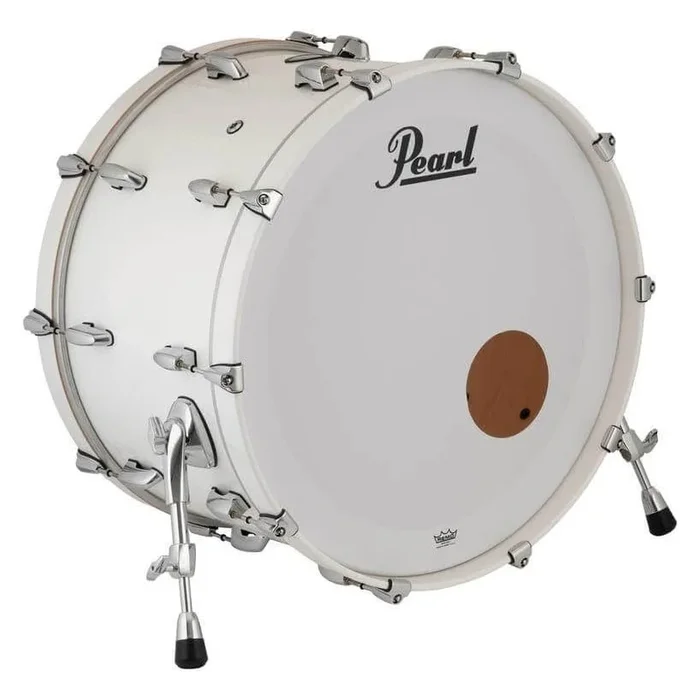 Pearl Masters Maple Pure Bass Drum 24×14 (No Mount) Arctic White