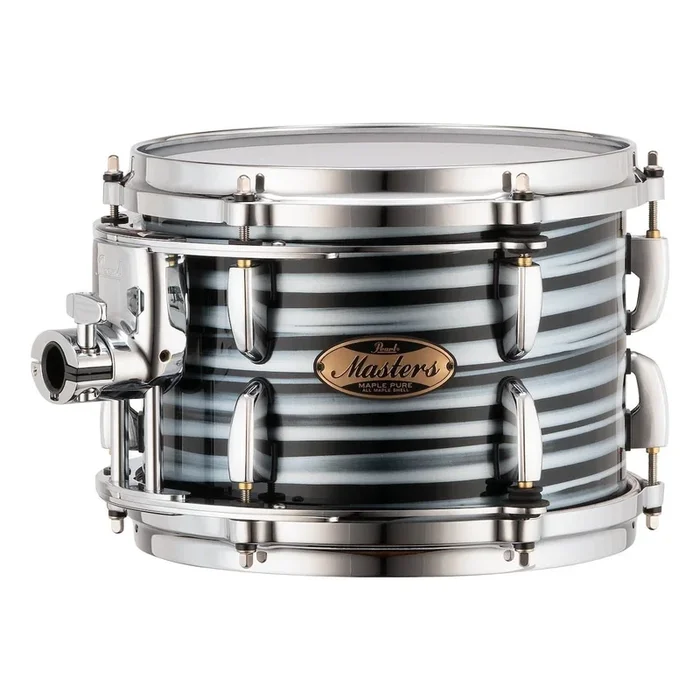 Pearl Masters Maple Pure Tom 10×7 w/Standard R2 Mount Black Oyster Swirl