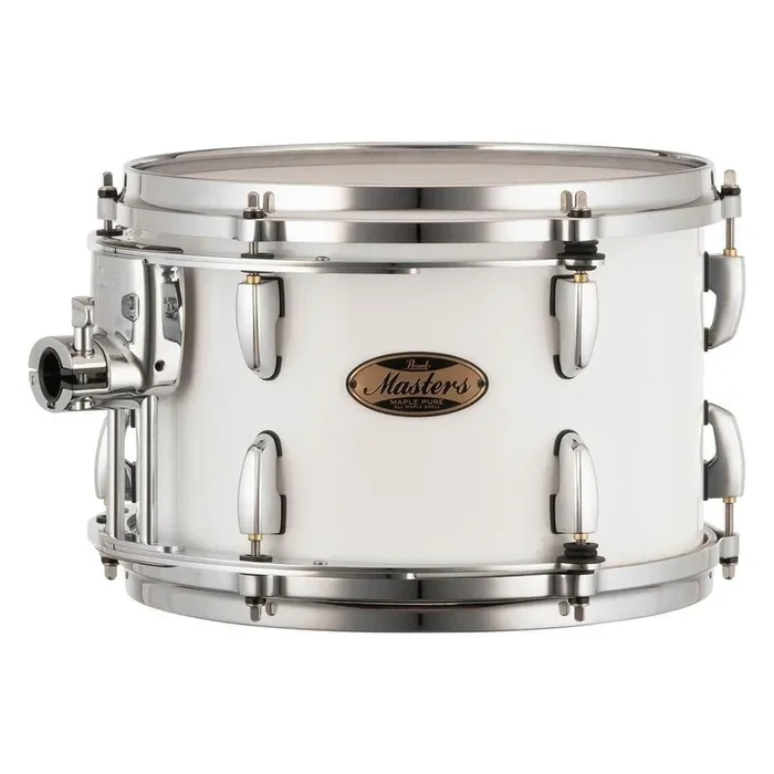 Pearl Masters Maple Pure Tom 12×8 w/Standard R2 Mount Arctic White