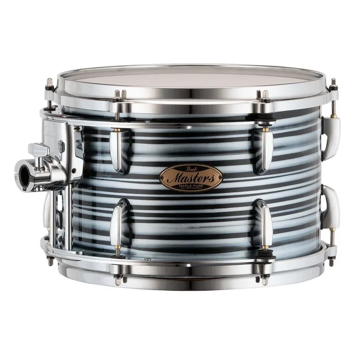 Pearl Masters Maple Pure Tom 12×8 w/Standard R2 Mount Black Oyster Swirl