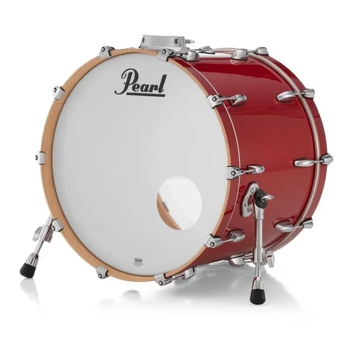Pearl Professional Maple Bass Drum 20×14 w/BB3 Bracket Sequoia Red