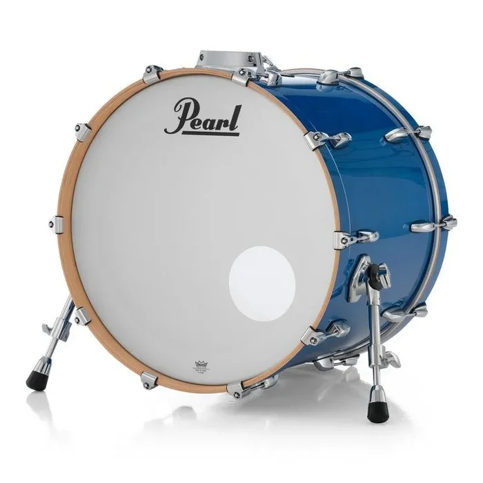 Pearl Professional Maple Bass Drum 22×18 w/BB3 Bracket Sheer Blue
