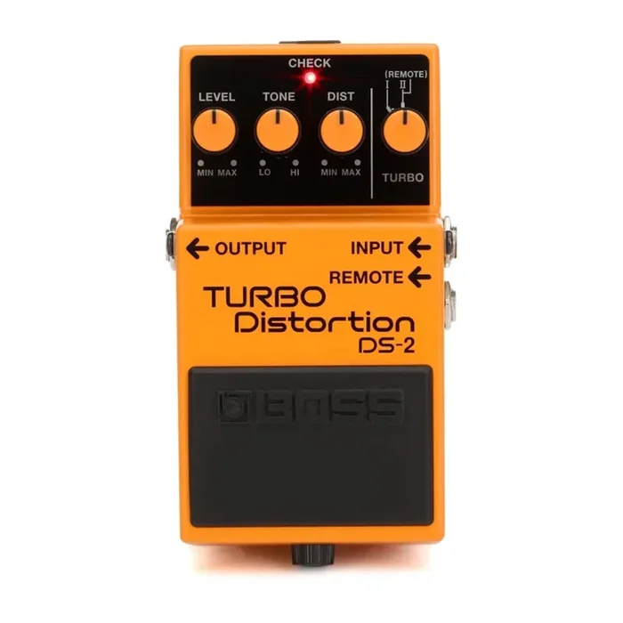 Pedal de Distorsión Turbo DS-2 de Boss con Jack Remoto