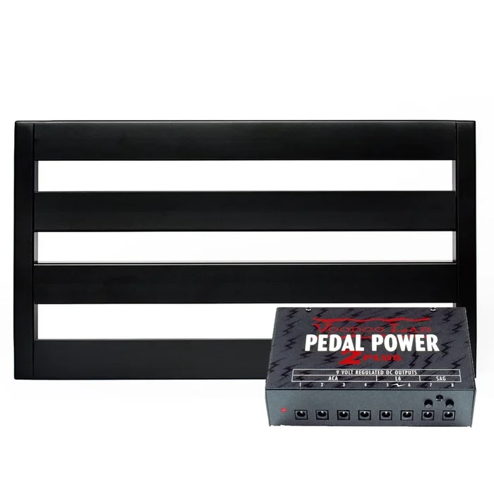 Pedaltrain Classic 1 Pedalboard w/Soft Case Bundle w/ Voodoo Lab Pedal Power 2 PLUS Power Supply