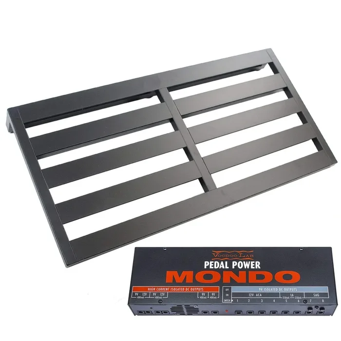 Pedaltrain Classic PRO Pedalboard 32×16 w/Soft Case Bundle w/ Voodoo Lab Pedal Power MONDO Power Supply
