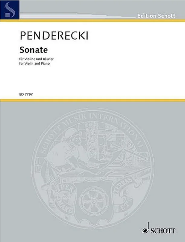 Penderecki, Krzysztof: Sonata (violin & piano)