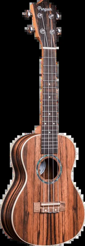 Penguin Concert Ebony Ukulele 990C