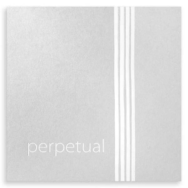 Perpetual Violin String Set – 4/4 – Medium Gauge with Platinum E and Chrome-Wound Steel A