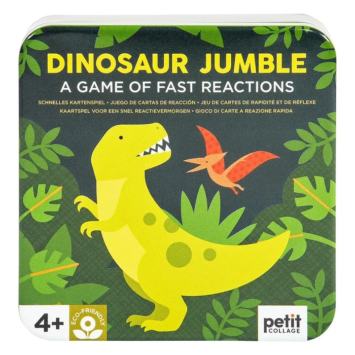 Petit Collage dinosaur jumble game