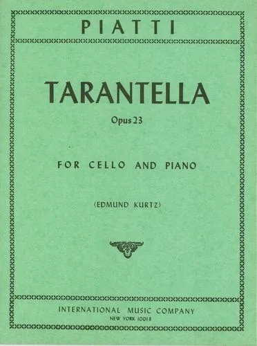 Piatti: Tarantella, Op. 23 (cello & piano)