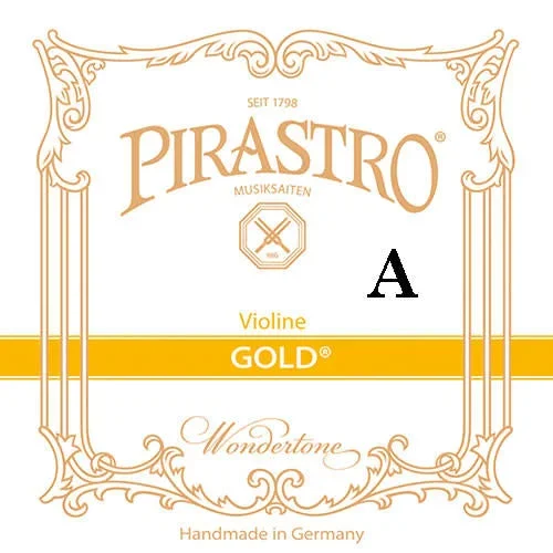 Pirastro GOLD violin A string, gut/aluminum, medium