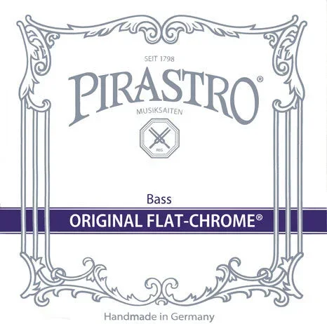 Pirastro Original Flat Chrome Bass A1 String, Solo Tuning