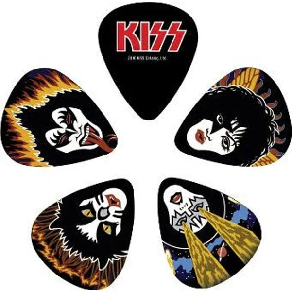 Planet Waves 1CBK4-10K2 Kiss Rock & Roll Over – Medium Guitar Pick