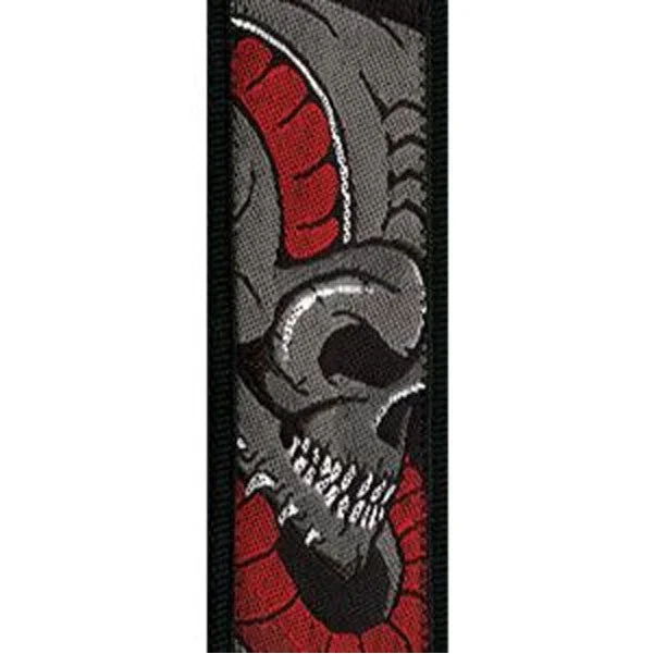 Planet Waves Skull Guitar Strap 50MM 50F02