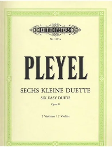 Pleyel, I.: Six Little Duos for Two Violins Op. 8