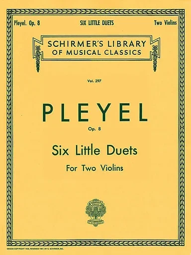 Pleyel: Six Little Duets Op.8 (2 Violins)