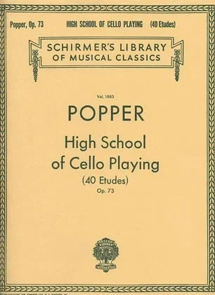 Popper, David: High School of Cello Playing-40 Etudes Op.73 (cello)