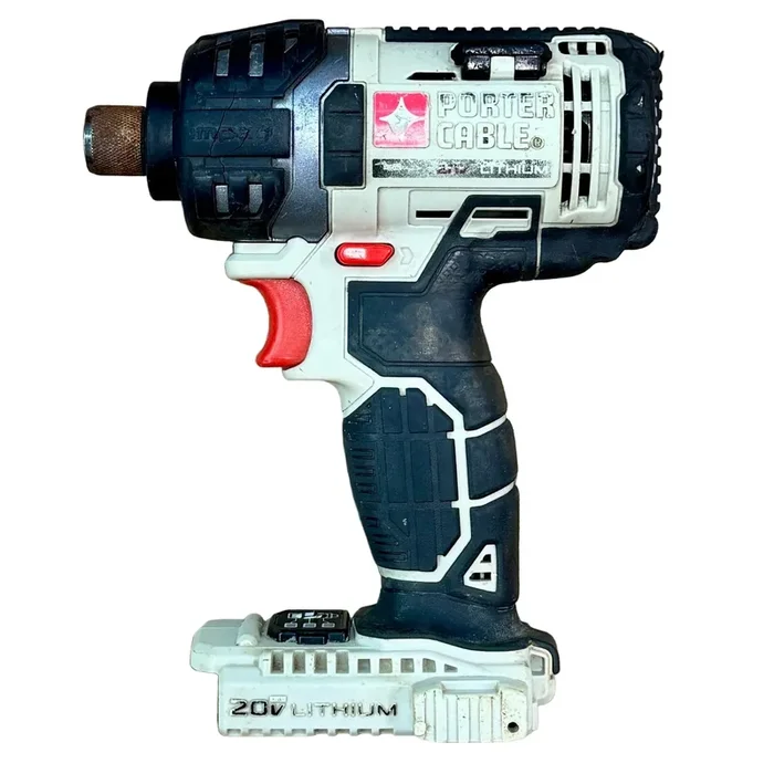 Porter-Cable 20V MAX 1/4″ Cordless Hex Impact Driver w/ 2 Batteries & Charger (PCC640)