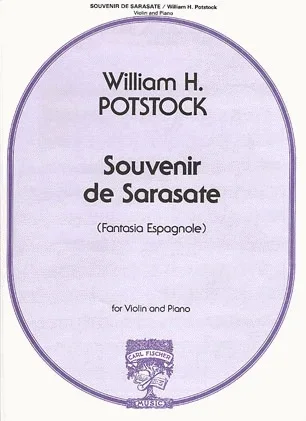 Potstock, William: Souvenir de Sarasate (violin & piano)