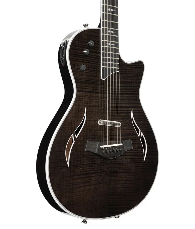 Pre-Owned 2022 Taylor T5z Pro Hollow-Body Electric-Acoustic Guitar – Gaslamp Black