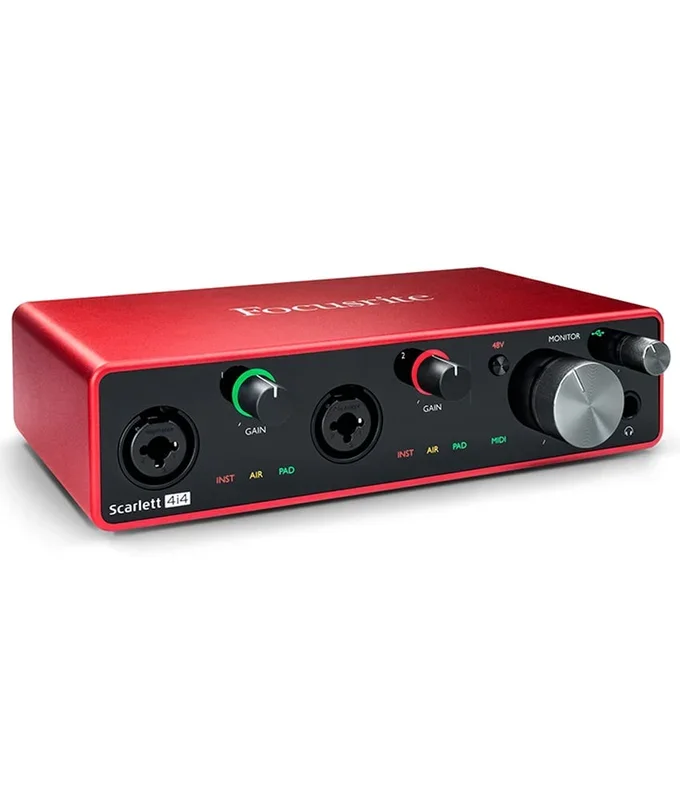Pre-Owned Focusrite Scarlett – 4i4 3rd Gen 4-in/4-out USB Audio Interface
