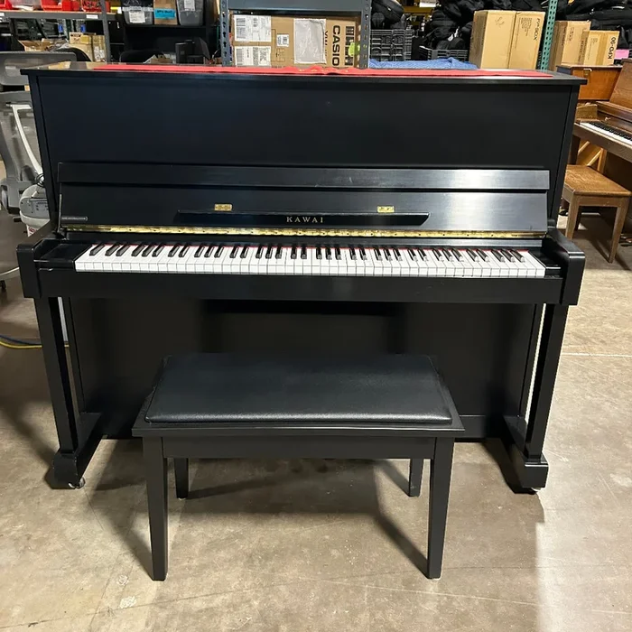 Pre-Owned Kawai K-25 45″ Ebony Satin Upright Piano