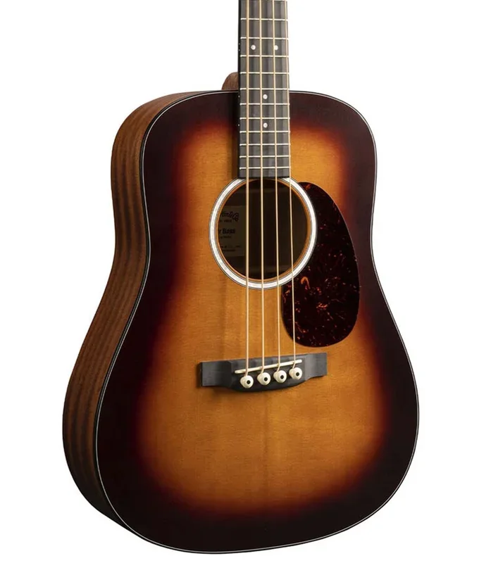 Pre Owned Martin DJr-10E Bass Spruce/Sapele Acoustic Bass Guitar – Burst