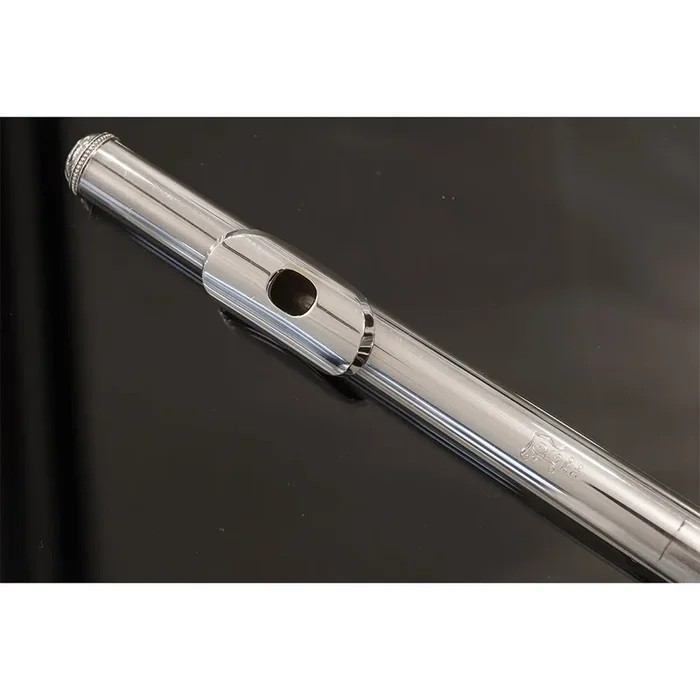Pre-Owned Nagahara 950 Silver Headjoint – DA Cut with 18K Gold Riser