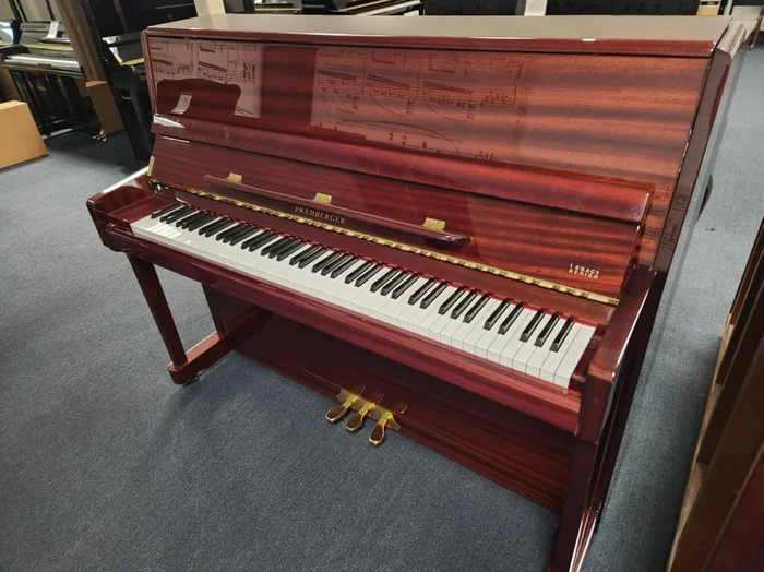 Pre-Owned Pramberger LV118 46.5” Mahogany Polish Upright Piano