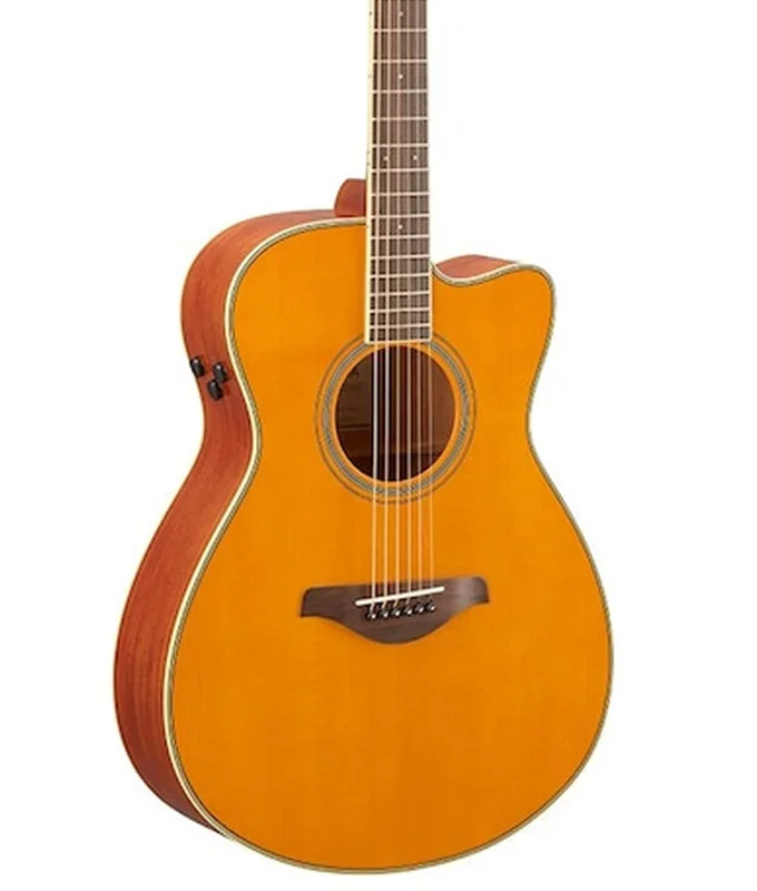 Pre-Owned Yamaha FSC-TA Transacoustic Cutaway-Acoustic-Electric Guitar – Vintage Tint