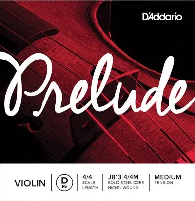 Prelude Violin D String – 4/4 – Medium Gauge (Nickel-Wound Steel)
