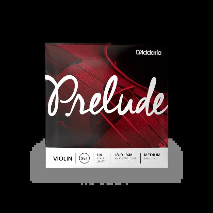 Prelude Violin String Set, 1/4 Scale, Medium Tension