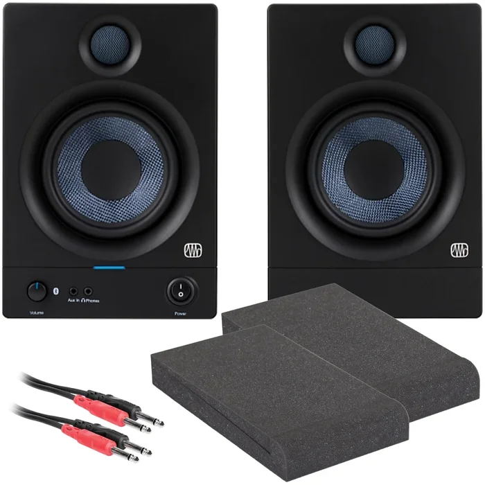 PreSonus Eris 5BT 5″ Powered Studio-Monitors (Pair) with Bluetooth STUDIO PAK